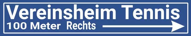 Wegweiser 100 Meter rechts Bild