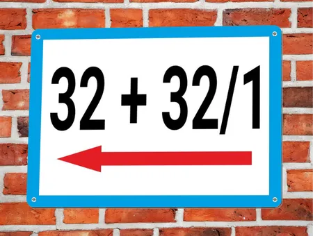 Wegweiser 32 + 32/1 Bild