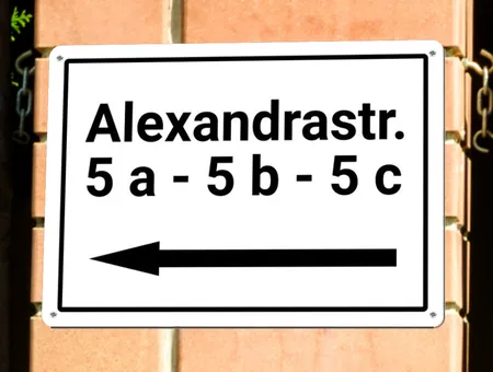 Wegweiser Alexandrastr. 5a-5c Bild