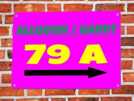 Wegweiser Allgeier / Hardt Bild