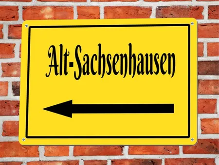 Wegweiser Alt-Sachsenhausen Bild