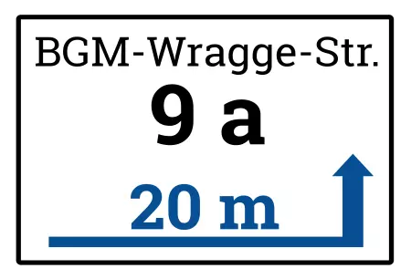 Wegweiser BGM-Wragge-Str. 9a Bild