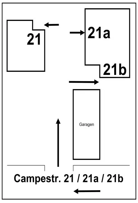 Wegweiser Campingplan Bild