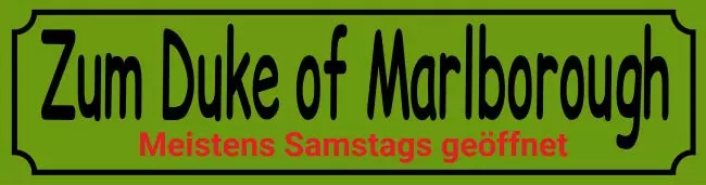 Wegweiser Duke of Marlborough Bild