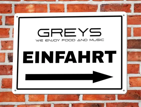 Wegweiser Einfahrt Bild