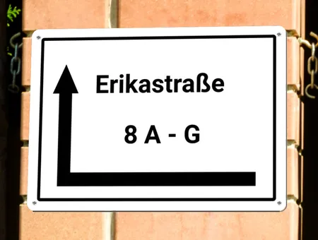 Wegweiser Erikastraße Bild