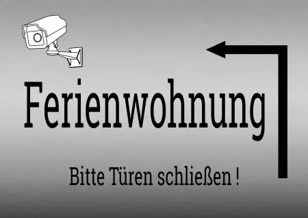 Wegweiser Ferienwohnung Bild