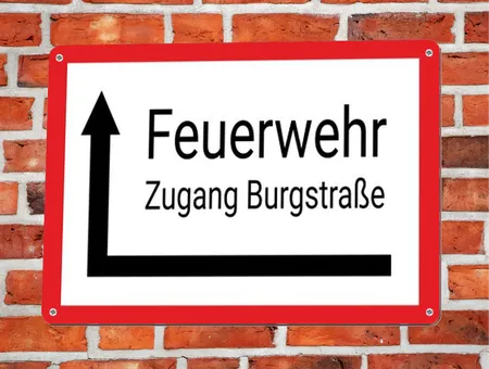 Wegweiser Feuerwehr Bild
