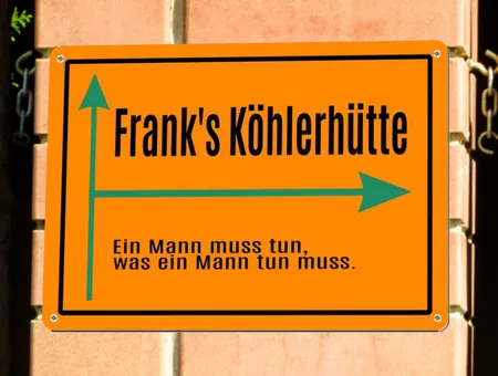 Wegweiser Franks Köhlerhütte Bild