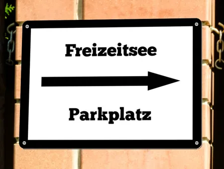 Wegweiser Freizeitsee Bild