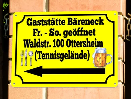 Wegweiser Gaststätte Bäreneck Bild