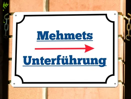 Wegweiser Mehmets Unterführung Bild