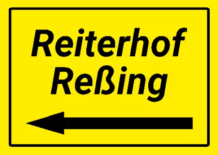  Wegweiser Reiterhof Reßing Bild