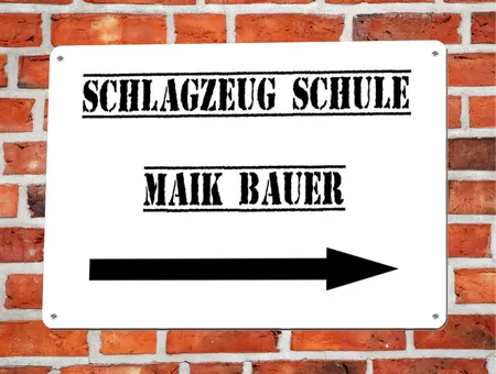 Wegweiser Schlagzeug Schule Bild
