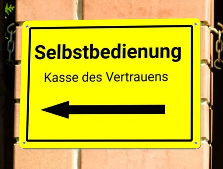 Wegweiser Selbstbedienung Bild
