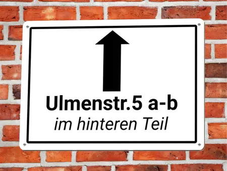 Wegweiser Ulmenstraße Bild