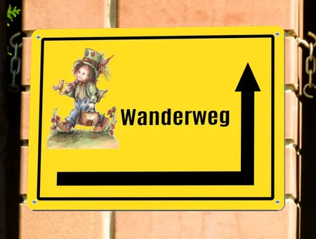 Wegweiser Wanderweg Bild