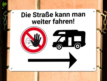 Wegweiser .. weiter fahren Bild