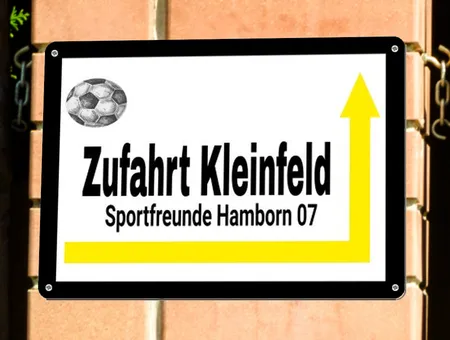 Wegweiser Zufahrt Kleinfeld Bild